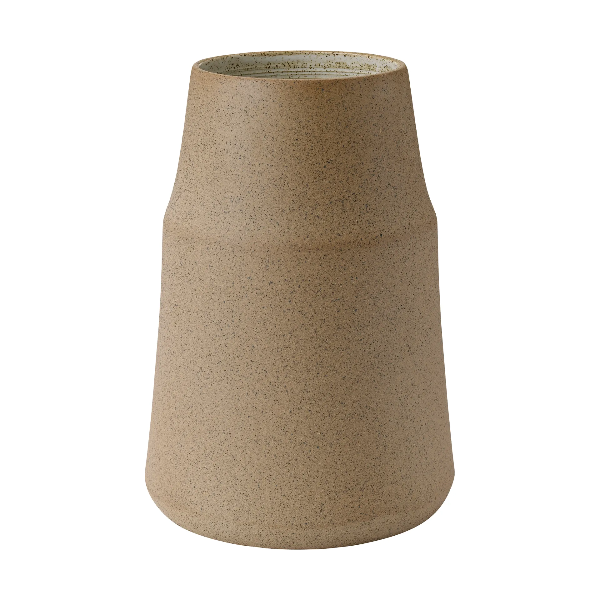 Clay vaasi 18 cm, Warm sand Knabstrup Keramik