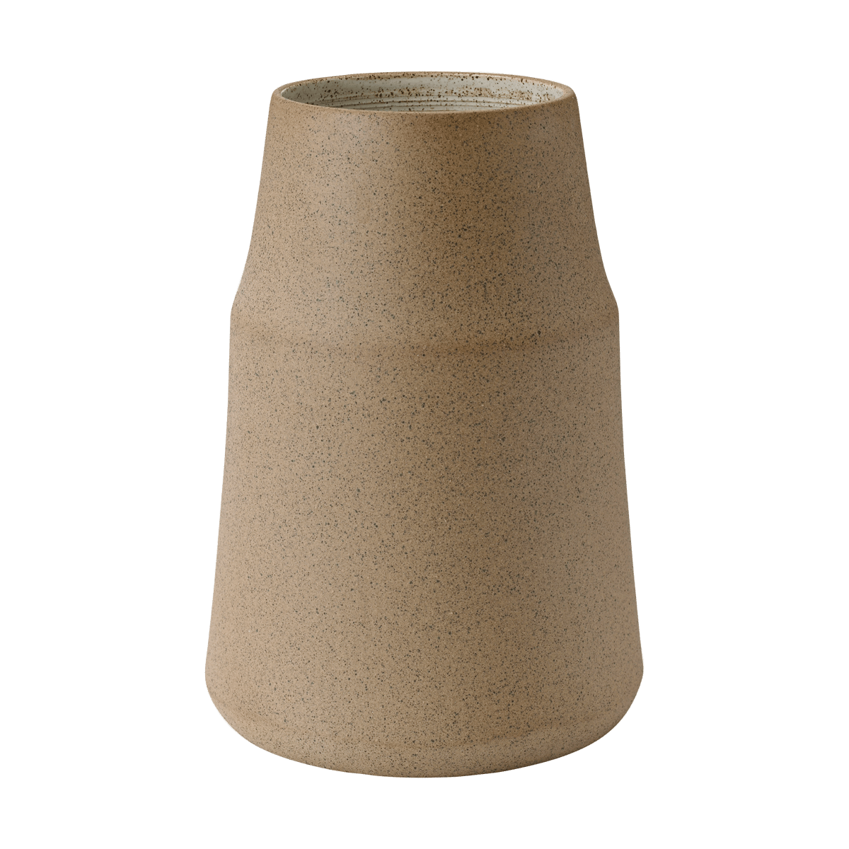 Knabstrup Keramik Clay vaasi 18 cm Warm sand | Skandinaavinen Sisustus | Maljakot | Beige