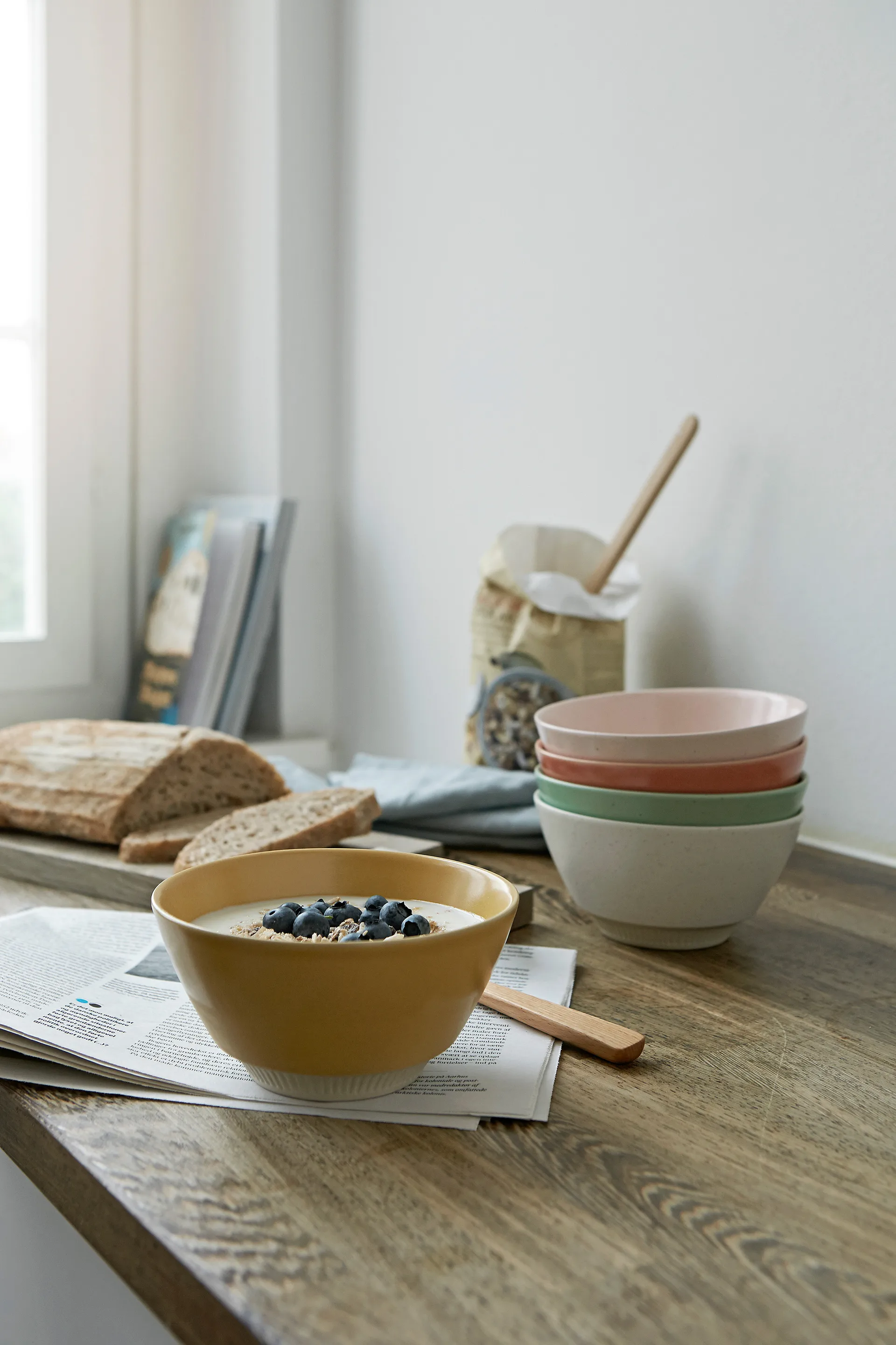 Colorit kulho Ø 14 cm, Hiekka Knabstrup Keramik