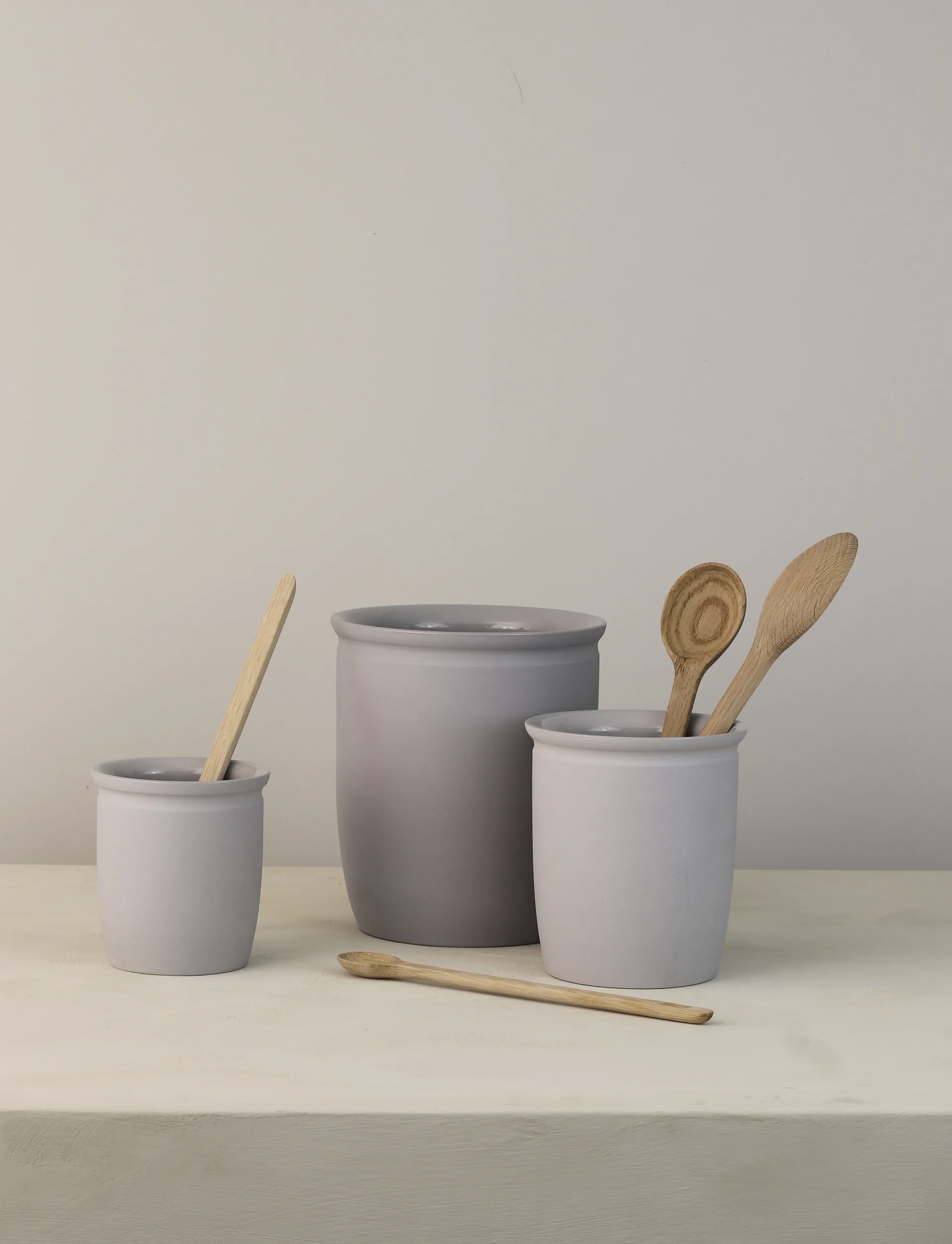 Knabstrup hillopurkki, Harmaa, 1 l Knabstrup Keramik