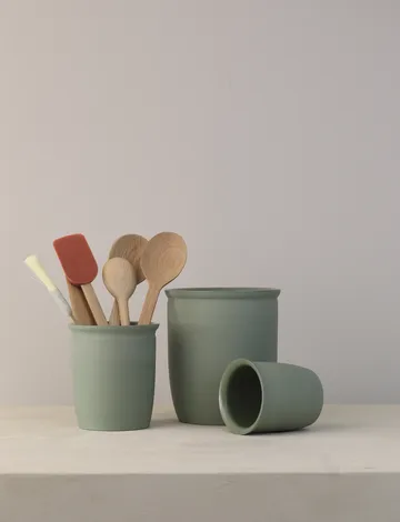 Knabstrup hillopurkki - Oliivi, 0,5 l - Knabstrup Keramik