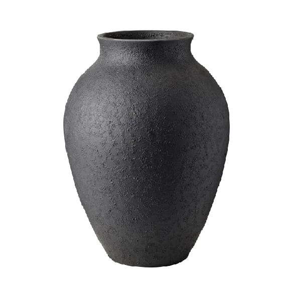 Knabstrup maljakko 20 cm - Musta - Knabstrup Keramik