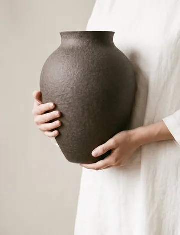 Knabstrup maljakko 27 cm - Kuori - Knabstrup Keramik