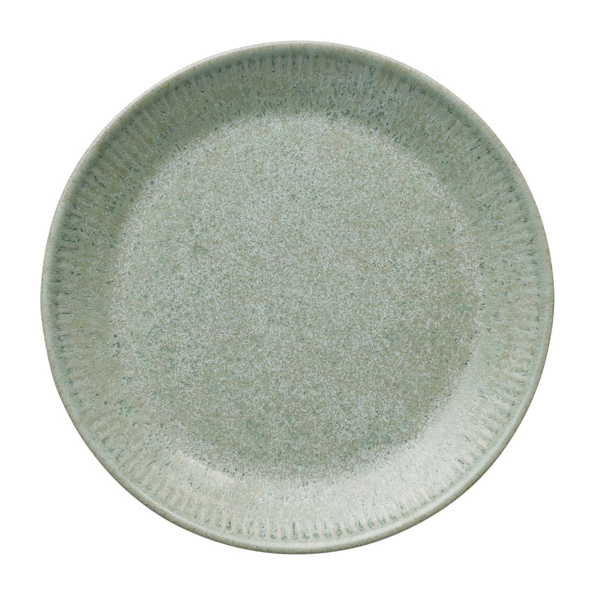 Knabstrup Keramik Knabstrup-ruokalautanen oliivinvihreä 19 cm