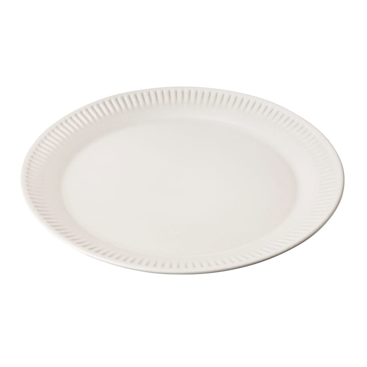 Knabstrup ruokalautanen valkoinen - 22 cm - Knabstrup Keramik