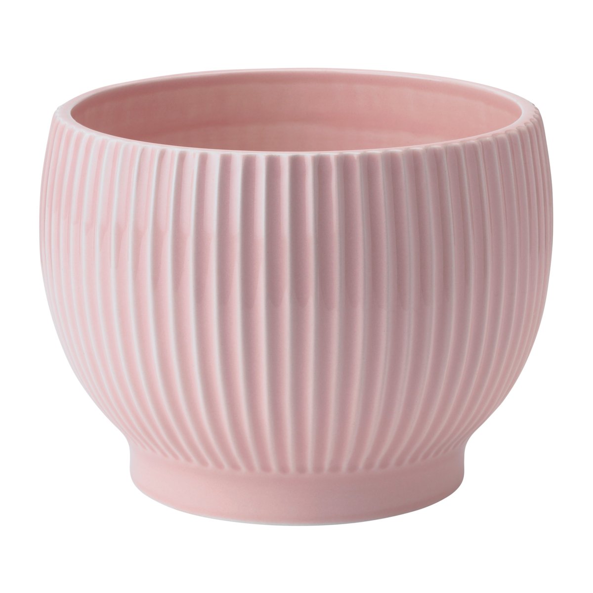 Knabstrup Keramik Knabstrup ruukku uritettu Ø16,5 cm Vaaleanpunainen