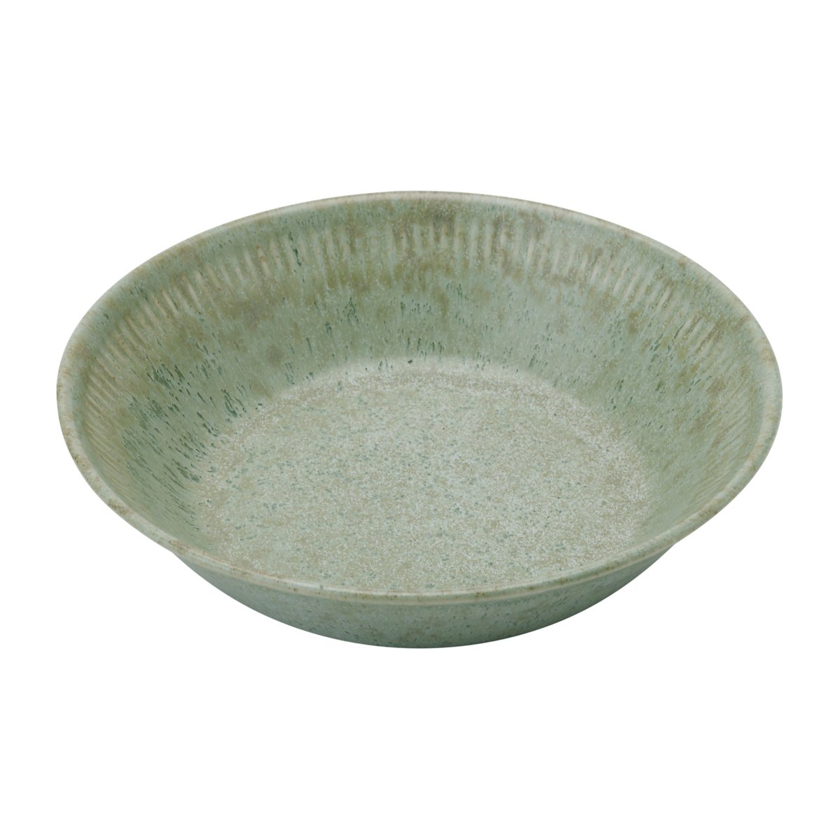 Knabstrup Keramik Knabstrup syvä lautanen oliivinvihreä 14,5 cm