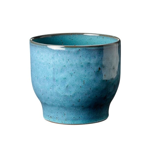 Knabstrup ulkoruukku Ø 12,5 cm - Dusty blue - Knabstrup Keramik