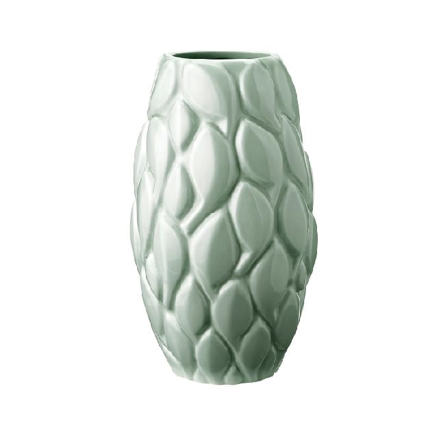 Leaf maljakko 21 cm - Celadon - Knabstrup Keramik