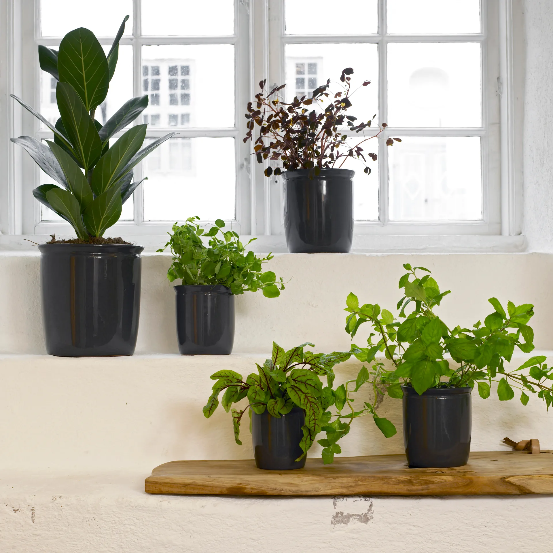 Pickle purkki 2 l, antrasiitinharmaa Knabstrup Keramik