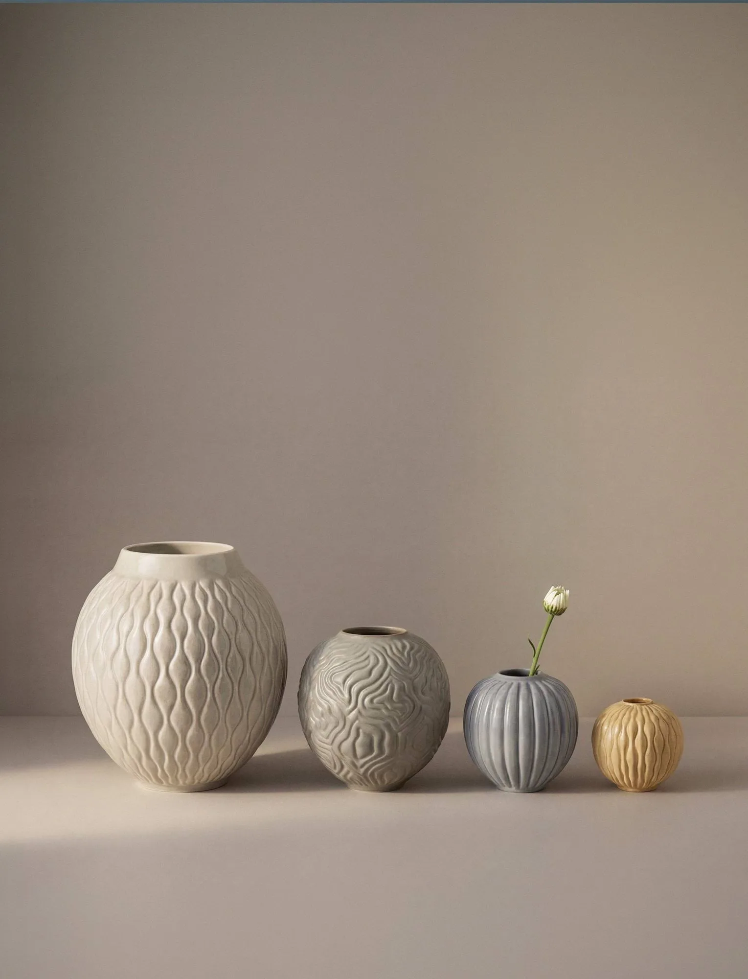 Solum maljakko, Sage, 15 cm Knabstrup Keramik