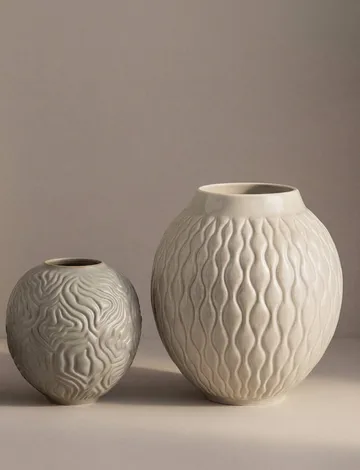 Solum maljakko - Sage, 15 cm - Knabstrup Keramik