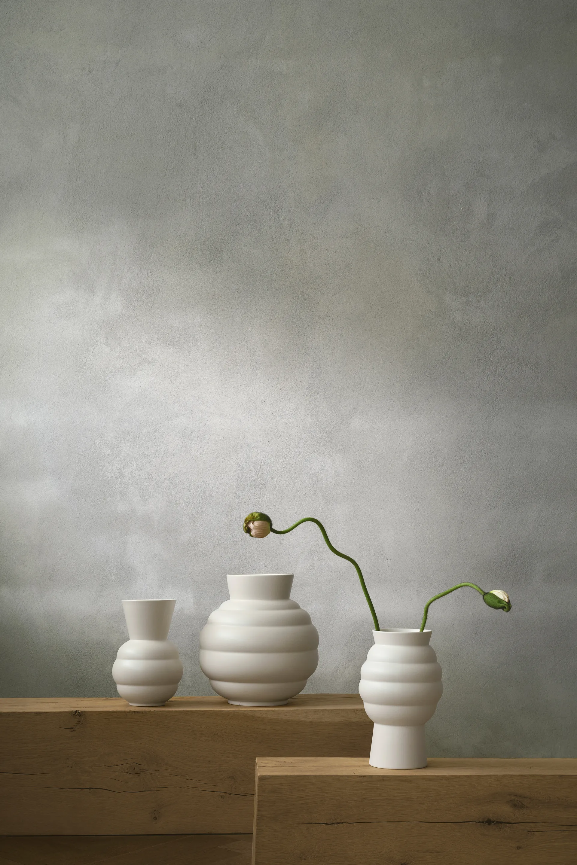 Tortus Archie maljakko No2 23,5 cm, Valkoinen Knabstrup Keramik