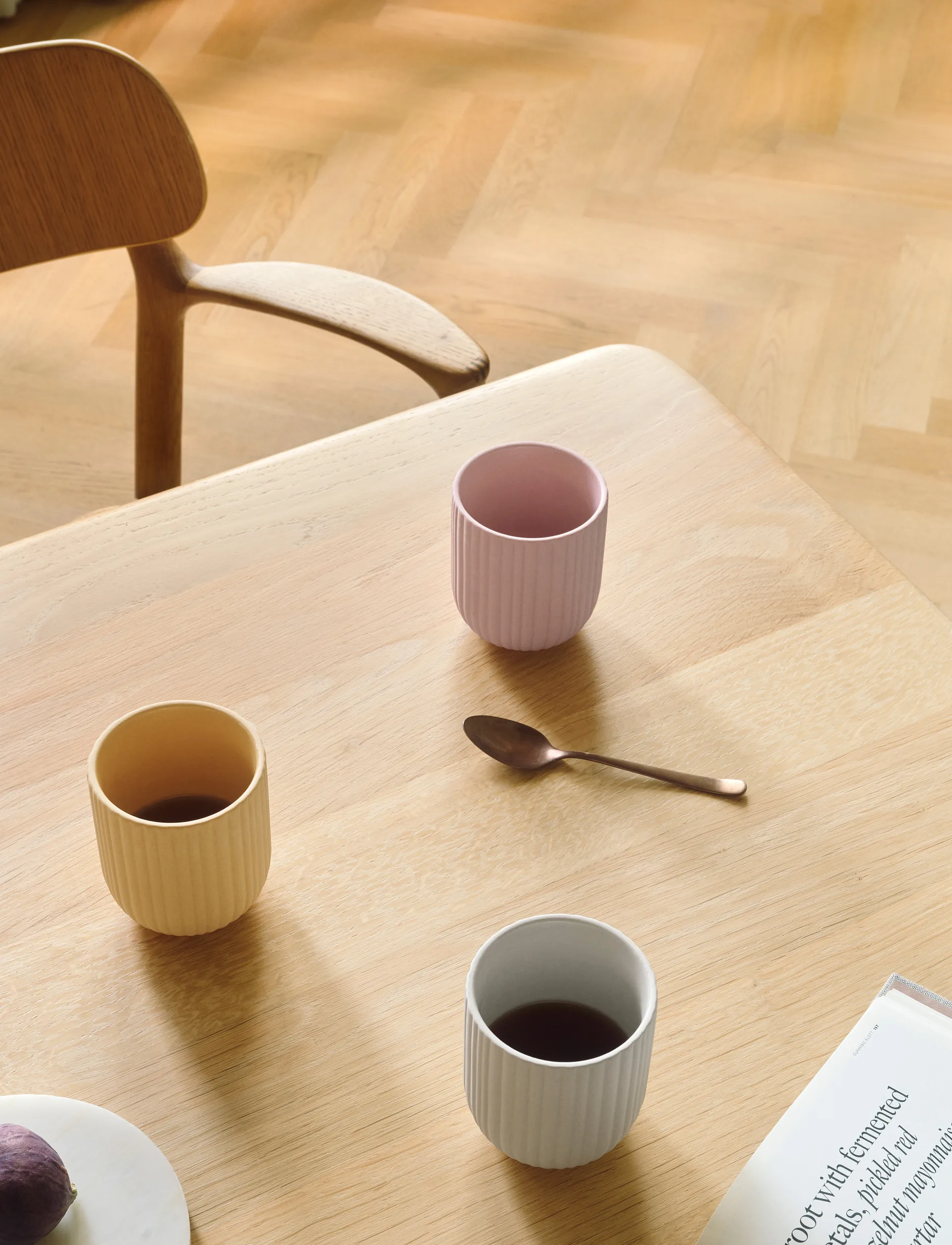 Verda muki 25 cl, Soft rose Knabstrup Keramik