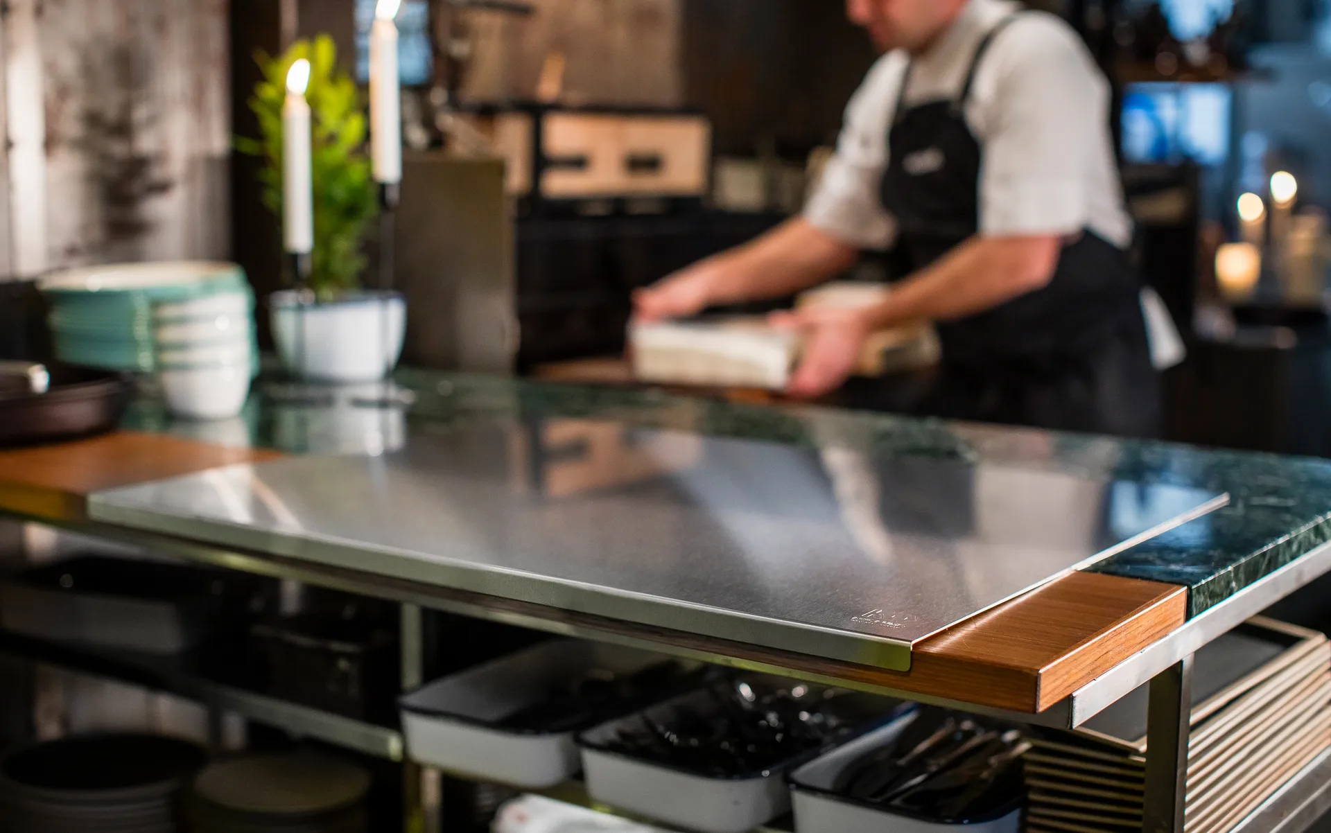 Kockums leivinalusta ruostumatonta terästä, 80×60 cm Kockums Jernverk