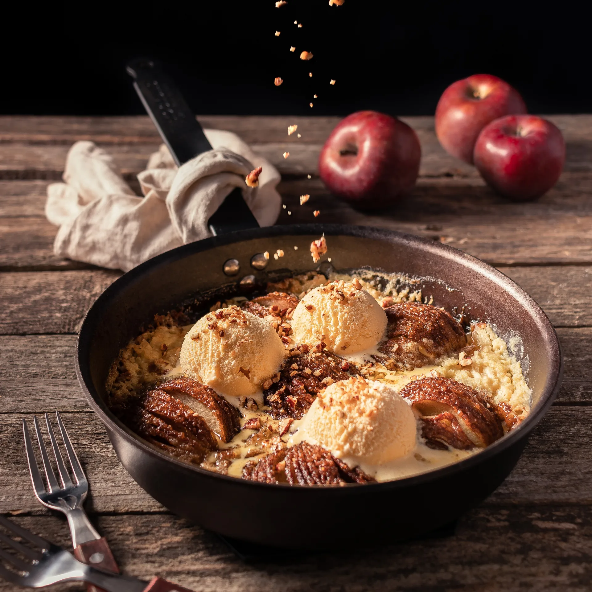 Kockums paistinpannu hiiliteräs, 28 cm Kockums Jernverk