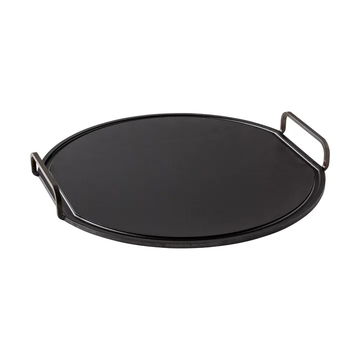 Kockums-paistolevy - Musta, pyöreä, Ø35 cm - Kockums Jernverk