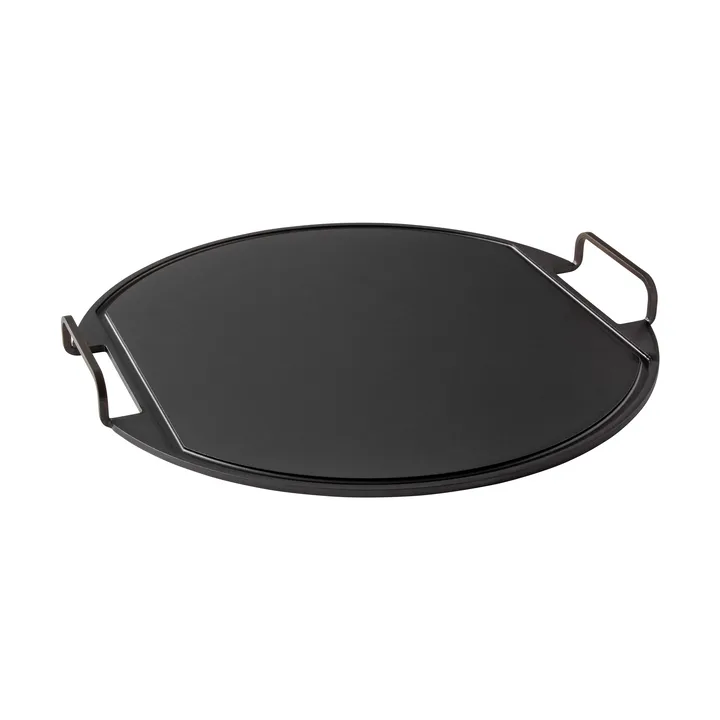 Kockums-paistolevy - Musta, pyöreä, Ø47 cm - Kockums Jernverk