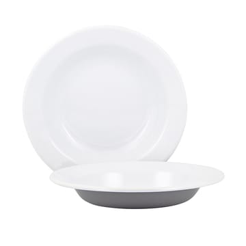 Kockums Paket syvä lautanen 22 cm, 4-pakkaus - Kockums Grey - Kockums Jernverk