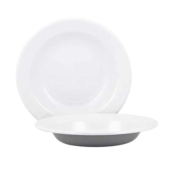 Kockums Paket syvä lautanen 22 cm, 4-pakkaus, Kockums Grey Kockums Jernverk