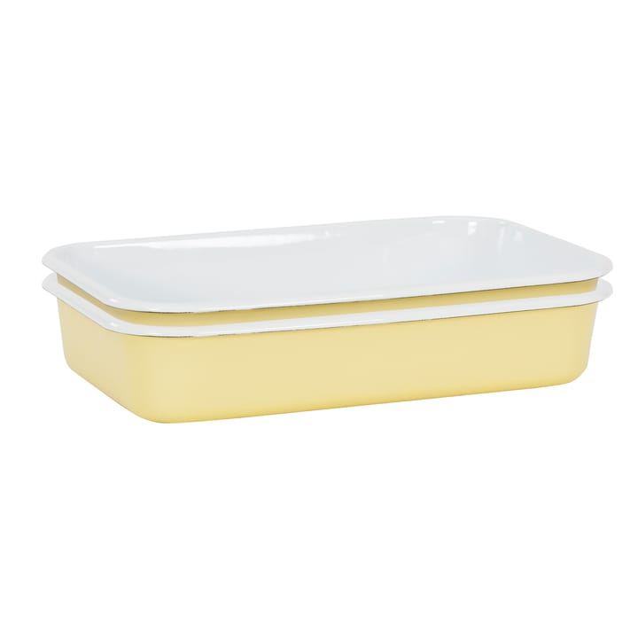 Kockums Paket -uunivuoka 31,5 cm, 2-pakkaus, Yellow Citrine Kockums Jernverk