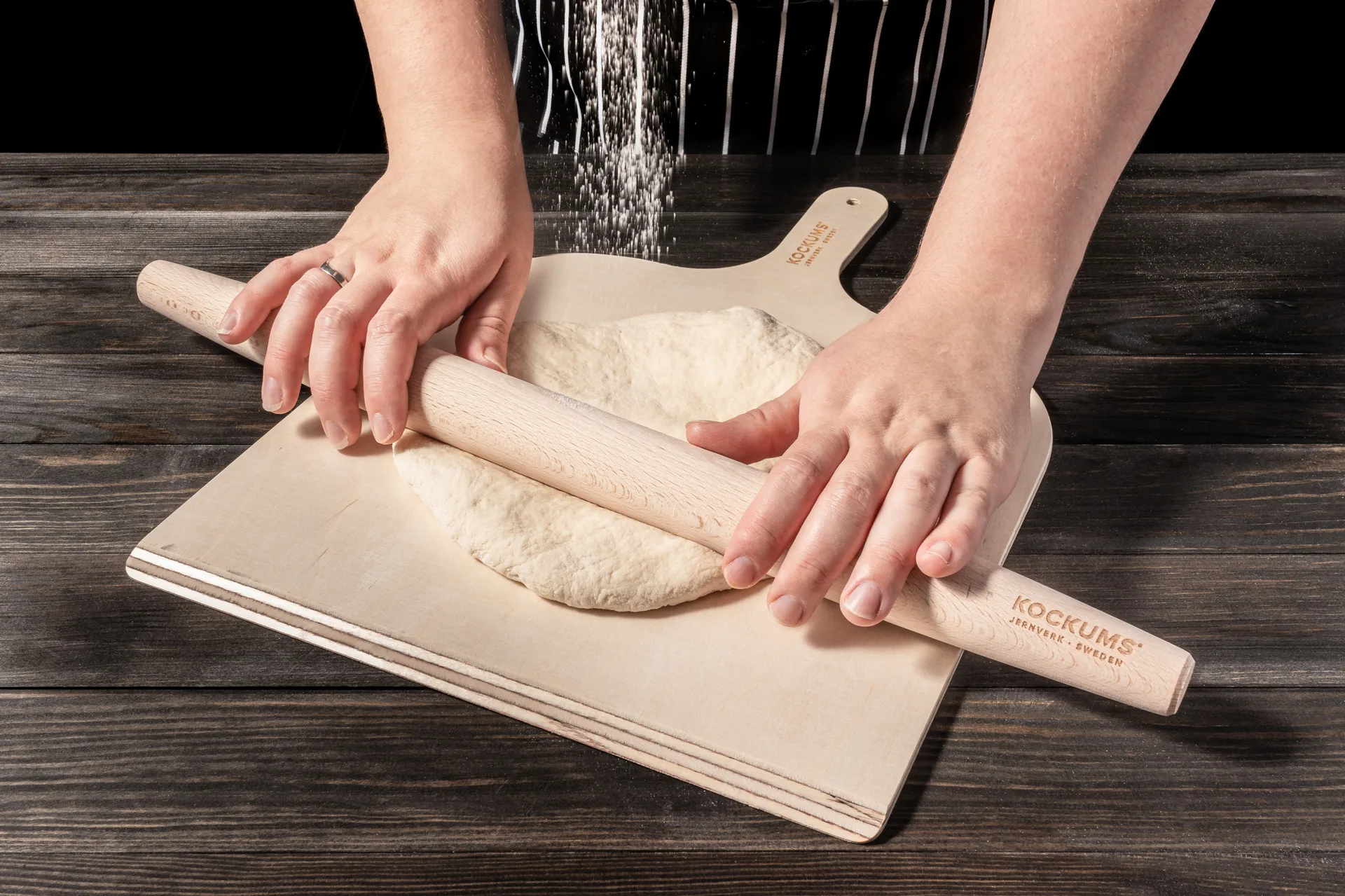 Kockums pizzakaulin 46 cm, Pyökki Kockums Jernverk