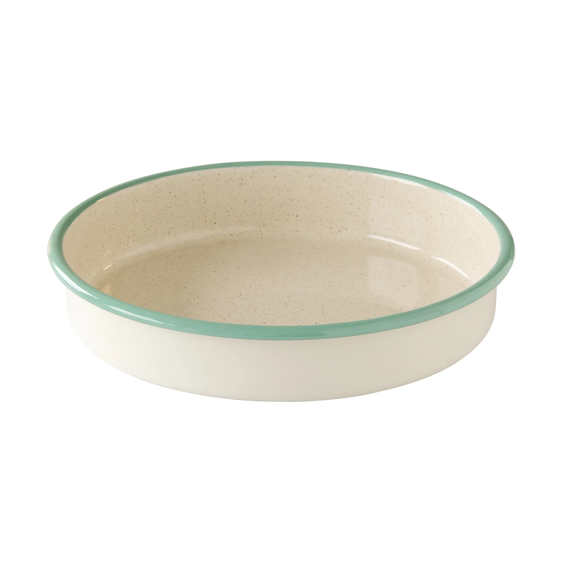 Kockums uunivuoka, Cream lux-vihreä, pyöreä, Ø28 cm Kockums Jernverk