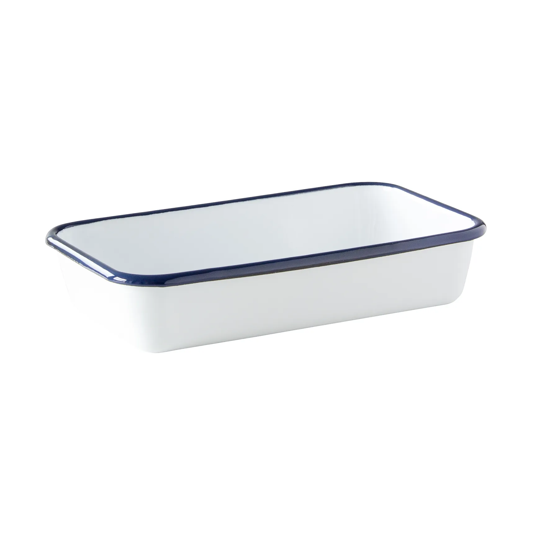 Kockums uunivuoka, Kockums white-sininen, 23×13,5 cm Kockums Jernverk