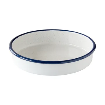 Kockums uunivuoka - Kockums white-sininen, pyöreä, Ø24 cm - Kockums Jernverk