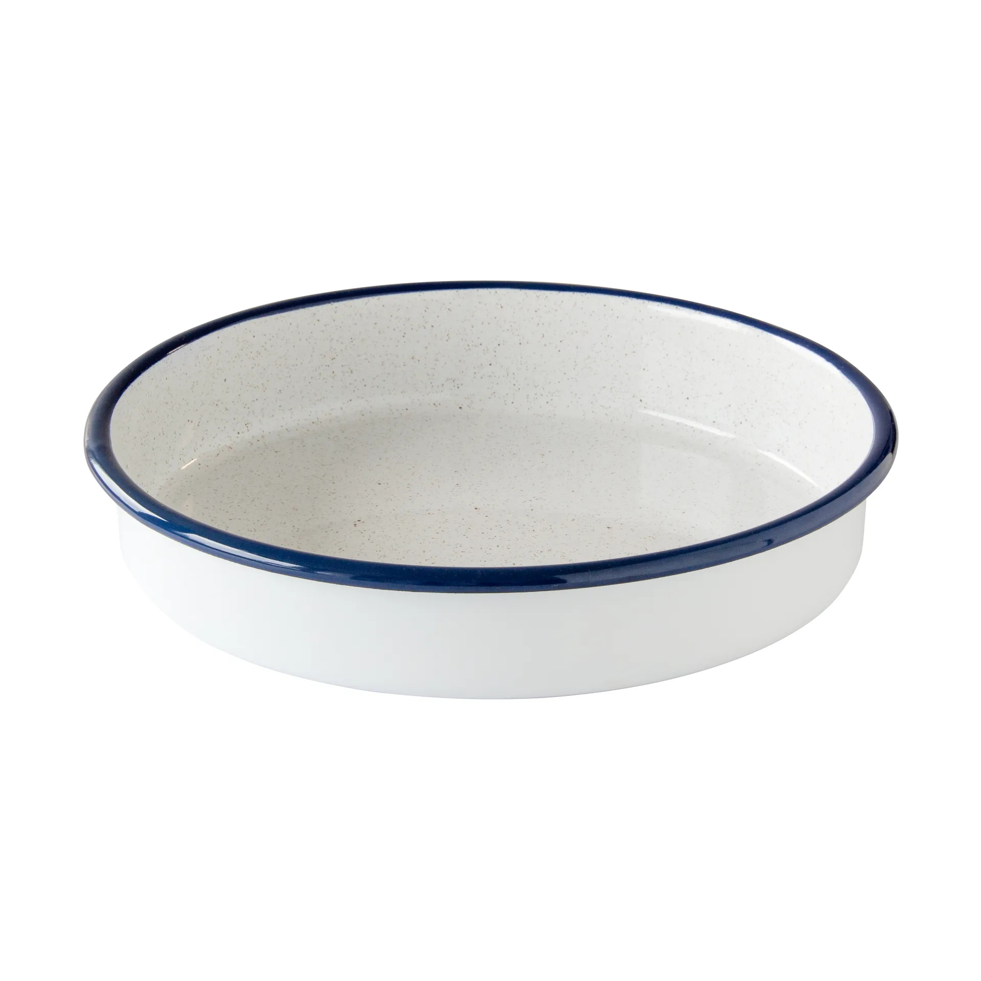 Kockums uunivuoka, Kockums white-sininen, pyöreä, Ø28 cm Kockums Jernverk