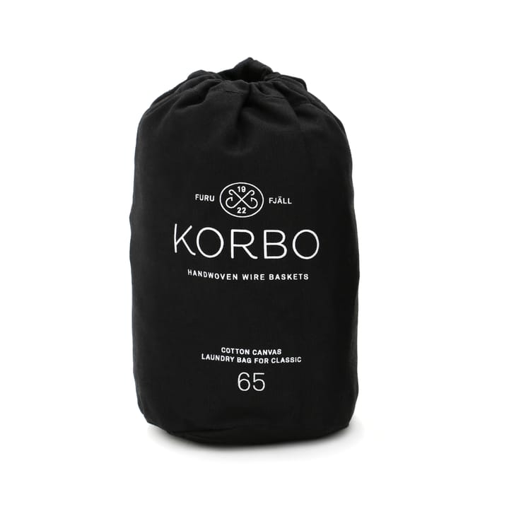 Pyykkisäkki Korbo koriin, musta 65 l KORBO