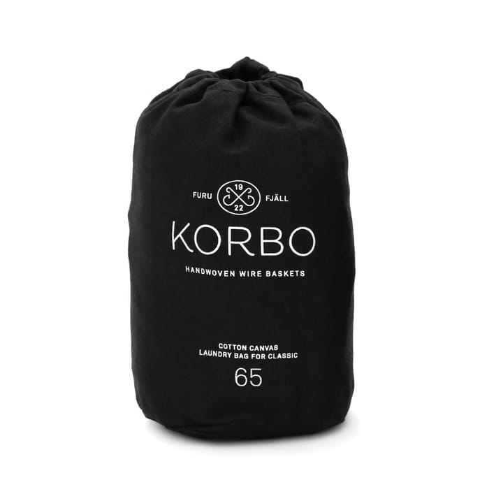 Pyykkisäkki Korbo koriin - musta 65 l - KORBO