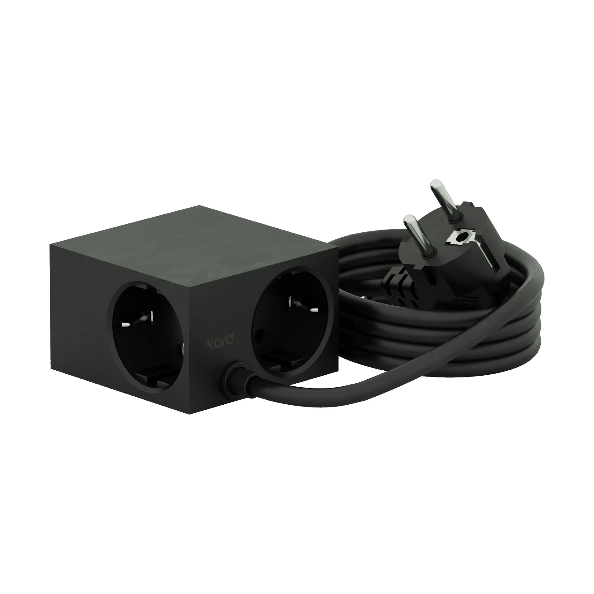 Cuboid haaroituspistorasia 2 m, Black Kord