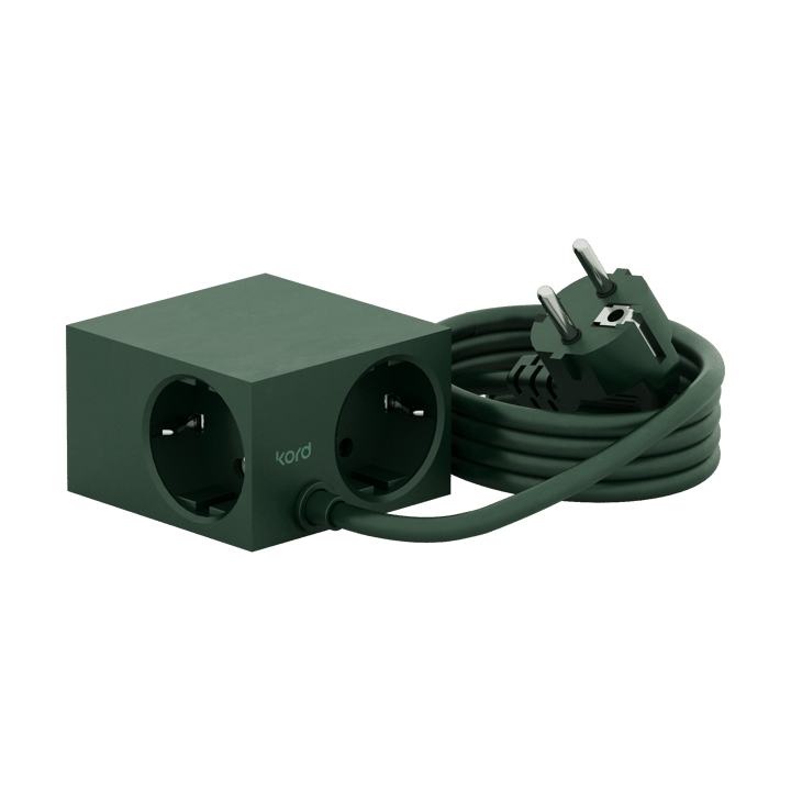 Cuboid haaroituspistorasia 2 m, Dark Green Kord