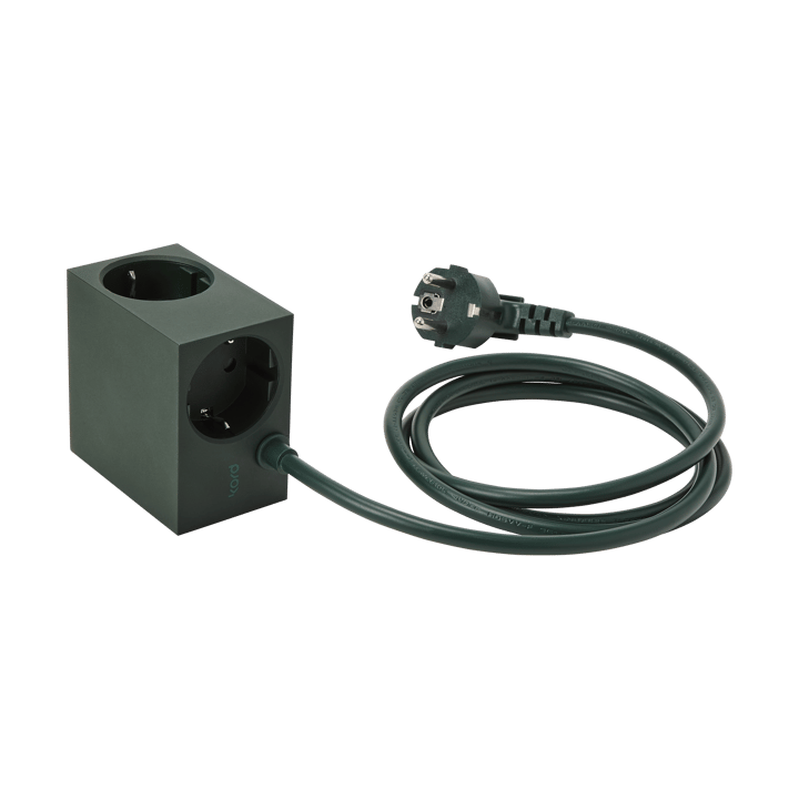Cuboid haaroituspistorasia 2 m, Dark Green Kord