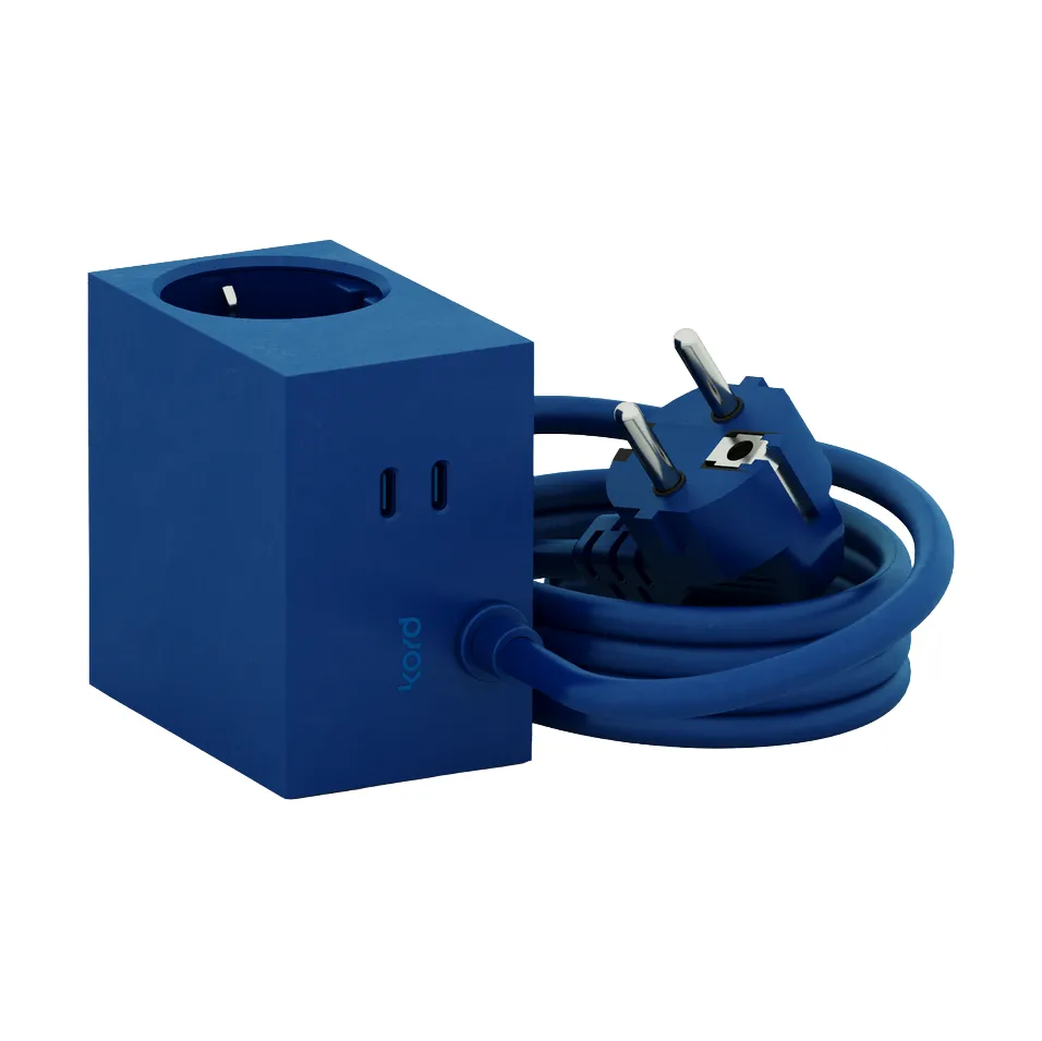 Cuboid+ haaroituspistorasia USB-C 30W 2 m, Catalina Blue Kord