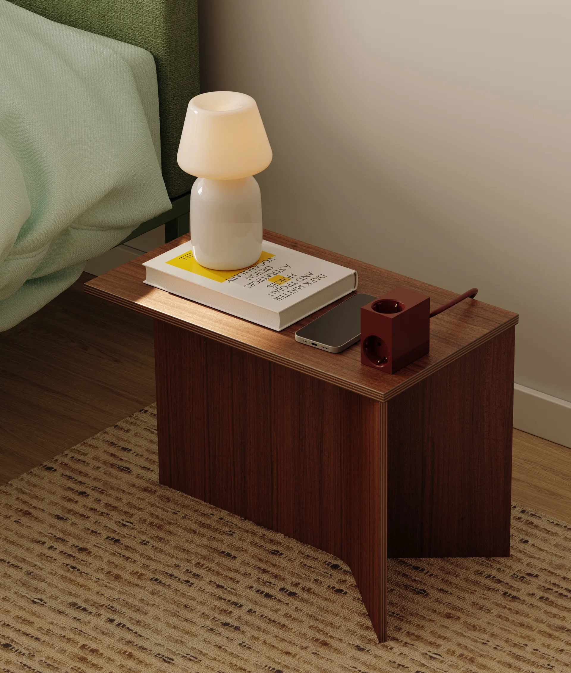 Cuboid+ haaroituspistorasia USB-C 30W 2 m, Fired Brick Kord