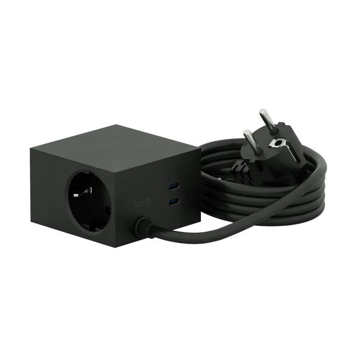 Cuboid+ jatkojohto USB-C 30W 2 m - Black - Kord