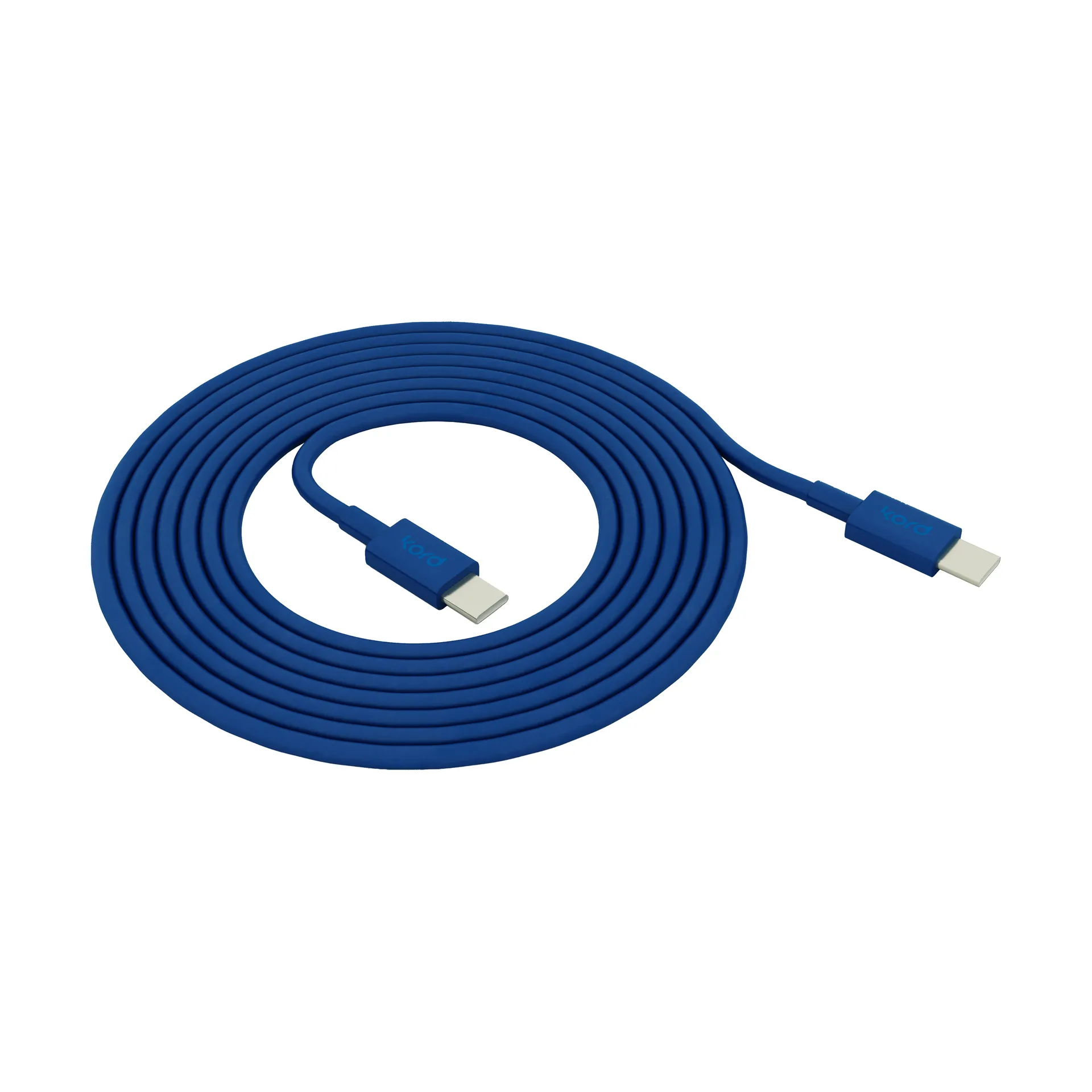 Kord USB-C - USB-C latauskaapeliin 1,8 m, Catalina Blue Kord
