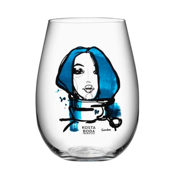 All about you lasi 57 cl 2 kpl - miss you (sininen) - Kosta Boda