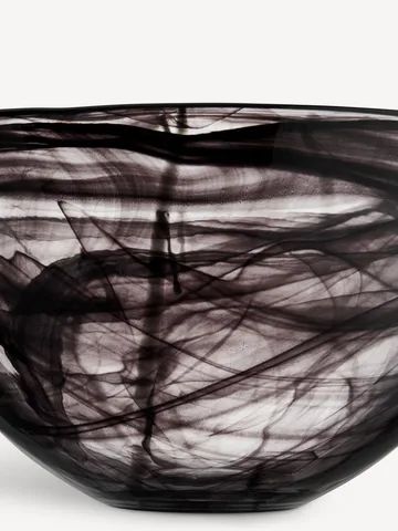 Contrast kulho 350 mm - Musta-musta - Kosta Boda