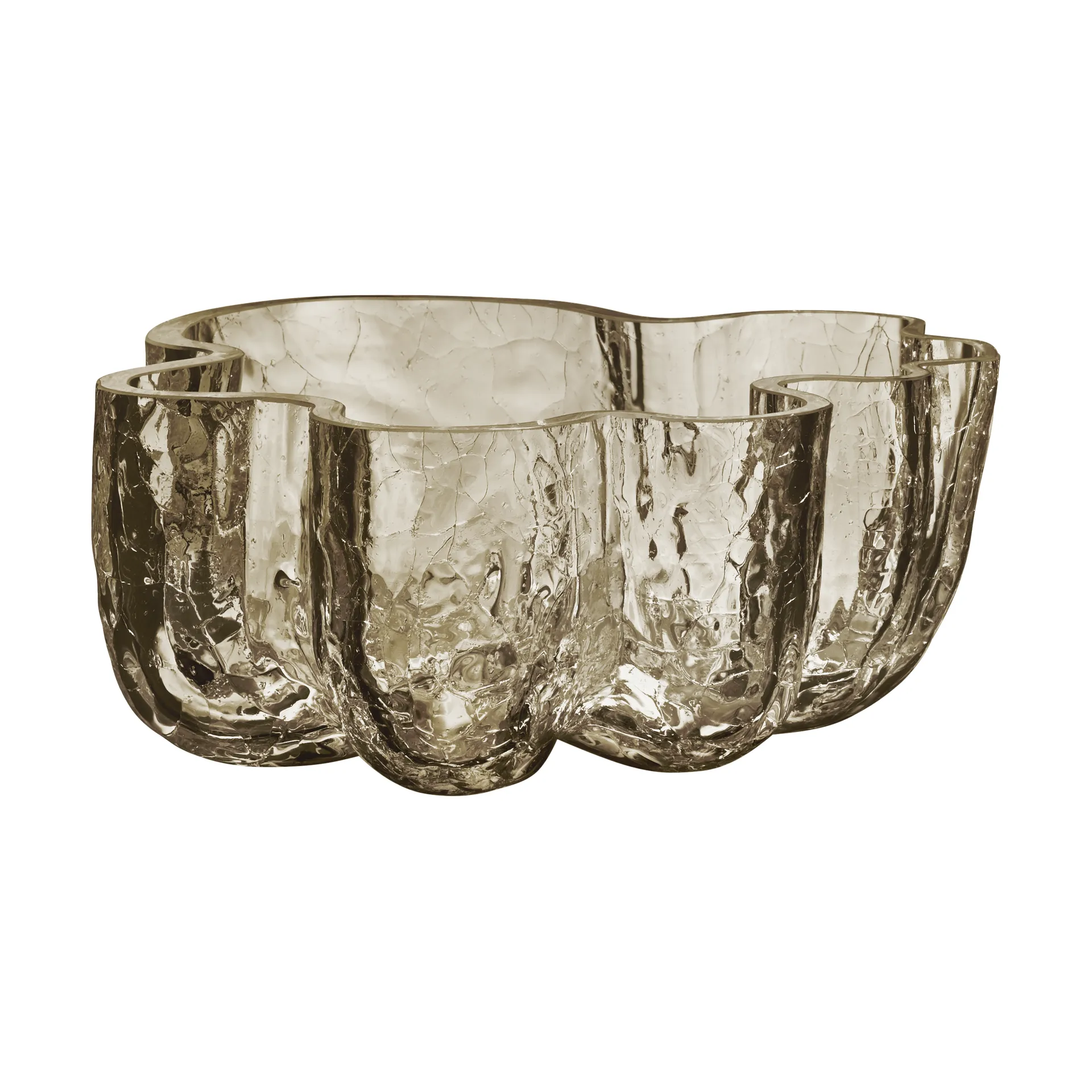 Crackle kulho 10,5 cm, taupe Kosta Boda