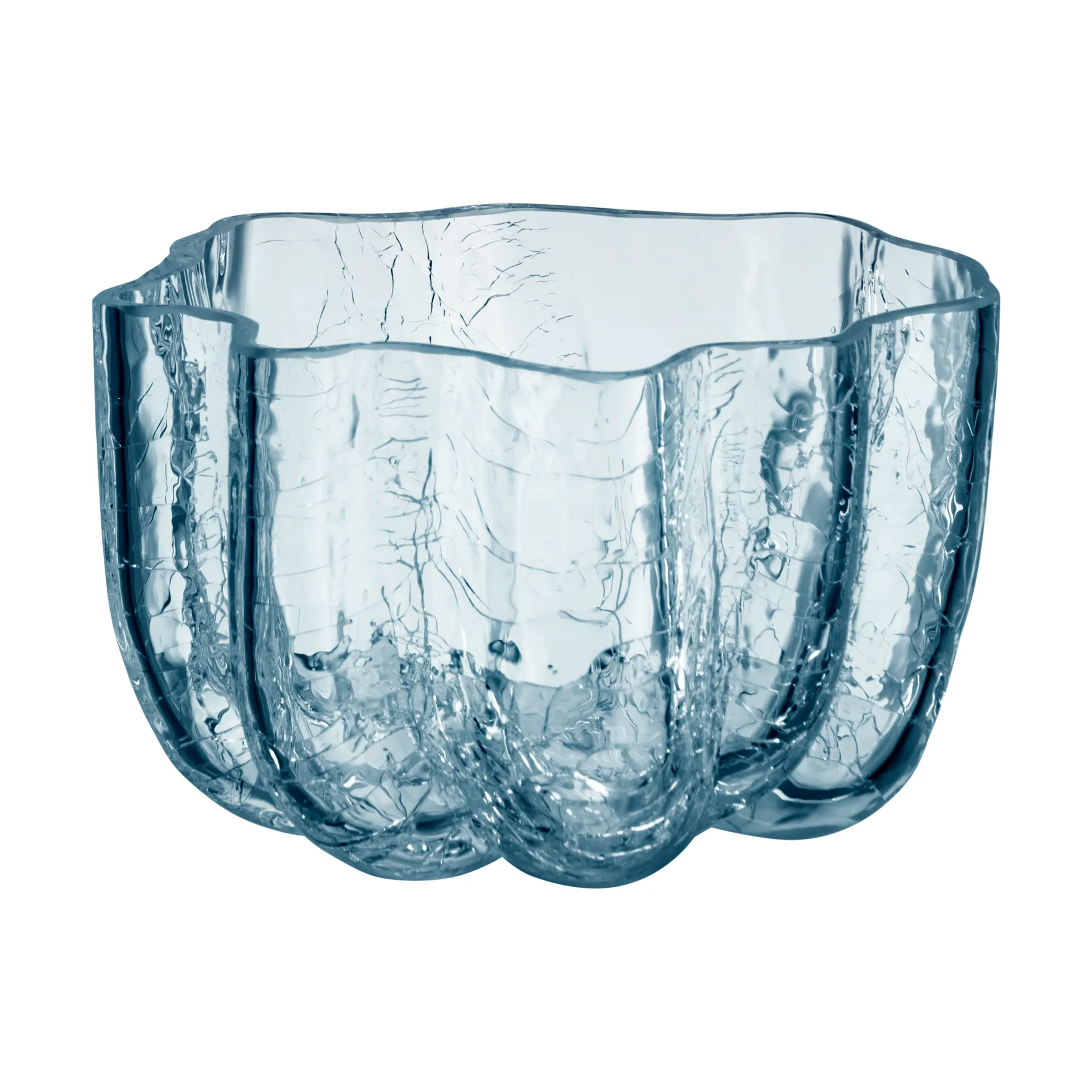 Crackle kynttilälyhty, pyöreä, 58 mm, Kirkas Kosta Boda