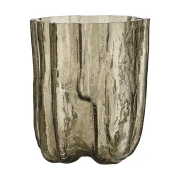 Crackle maljakko 27 cm - taupe - Kosta Boda