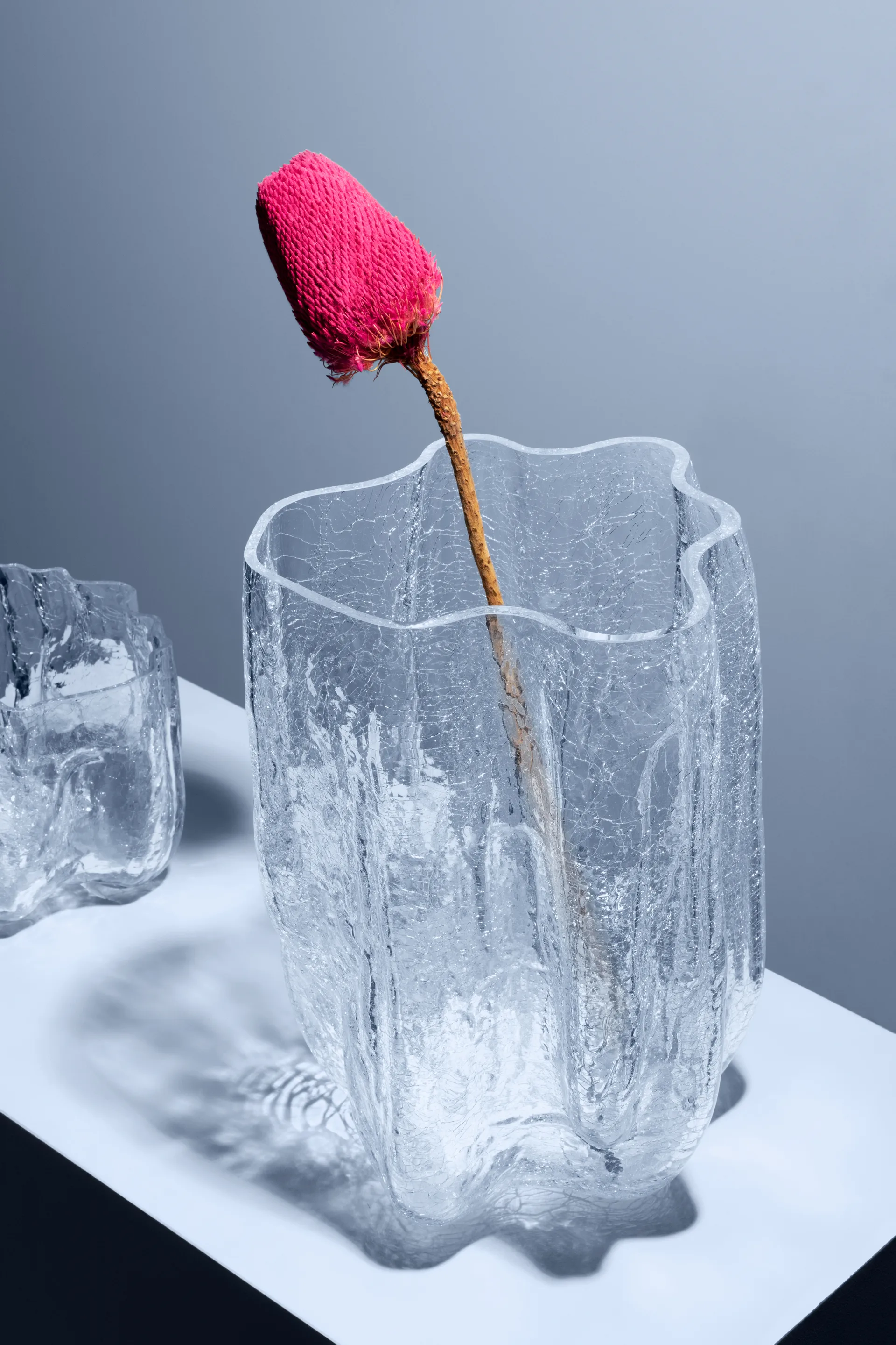 Crackle maljakko 37 cm, Kirkas Kosta Boda