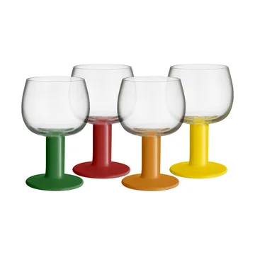 isän lasi - Sekavärit, 40 cl, 4-pack - Kosta Boda
