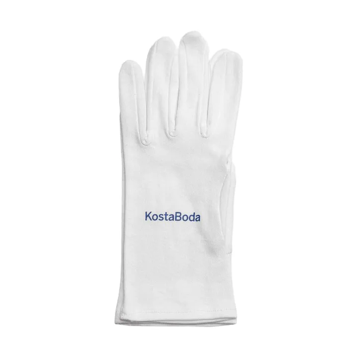 Kosta Boda glass care käsine - Valkoinen, medium - Kosta Boda