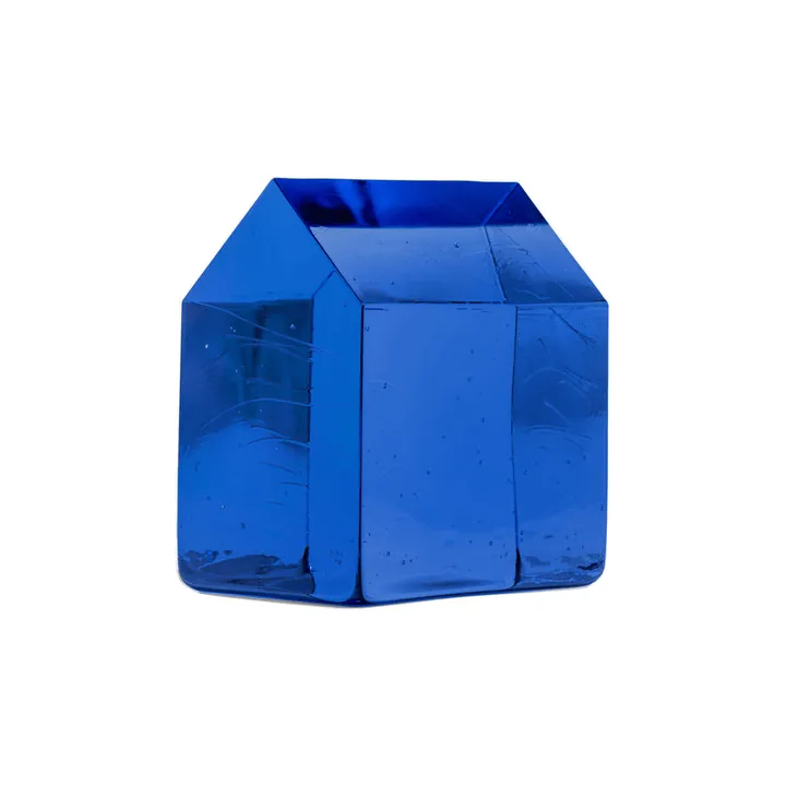 Kosta talo - Sininen, 13,8 cm - Kosta Boda