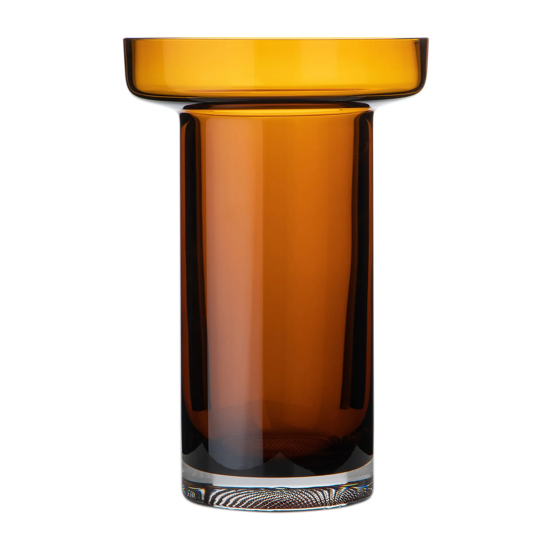 Limelight Rose maljakko 23 cm, Meripihka Kosta Boda