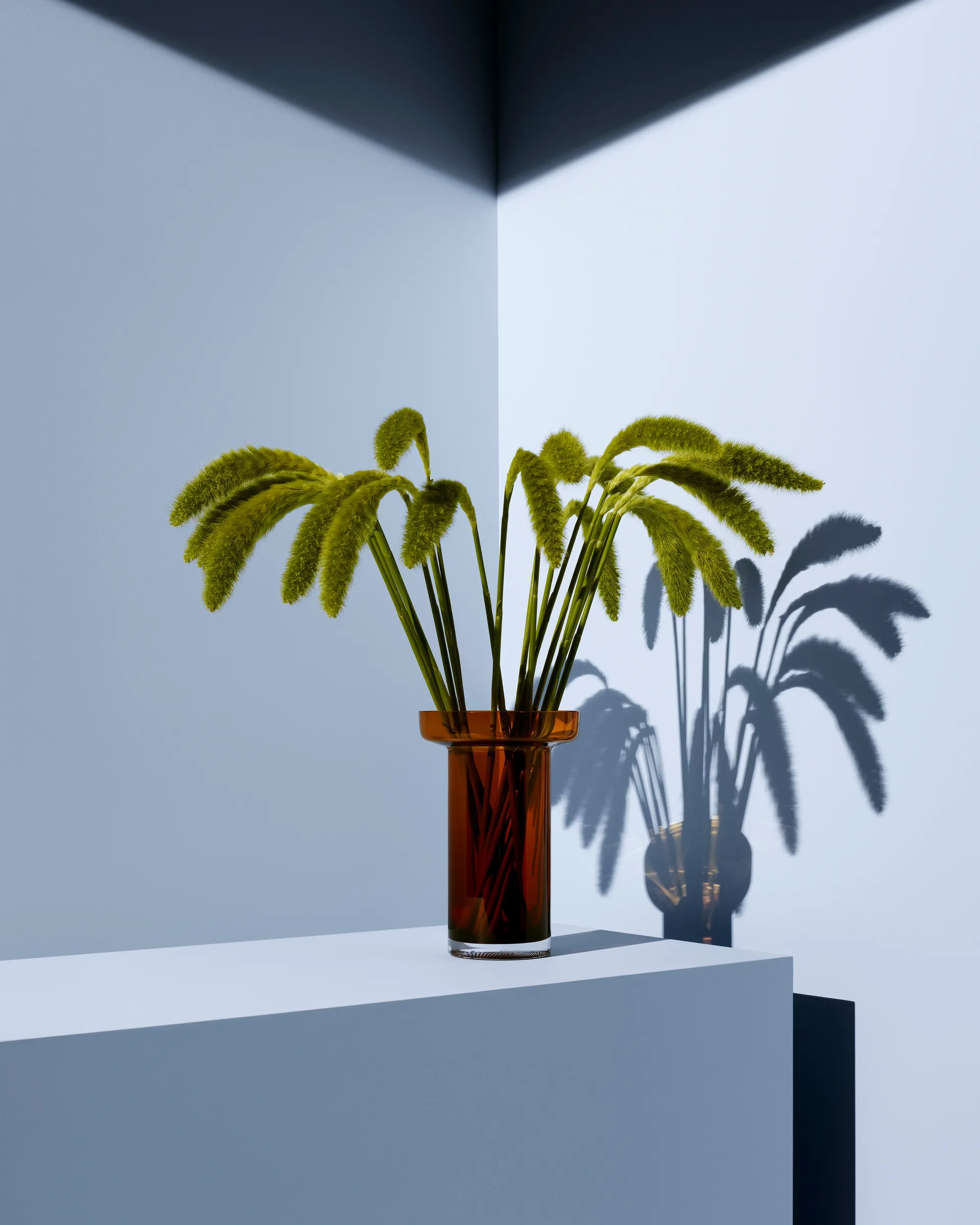 Limelight Rose maljakko 23 cm, Meripihka Kosta Boda